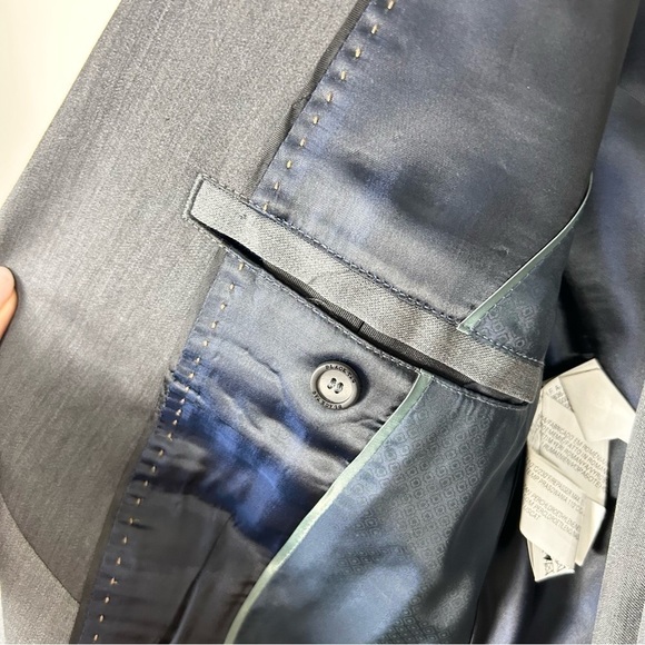 ZARA Dark Grey Wool Blend Suit 38 - Picture 8 of 16